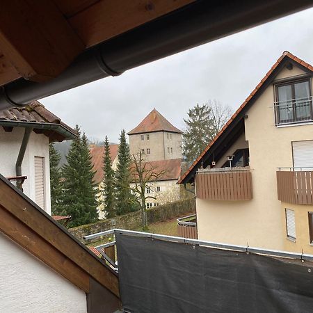 Appartement Am Kaibach - Kueche - Balkon - Bad Forchtenberg Bagian luar foto