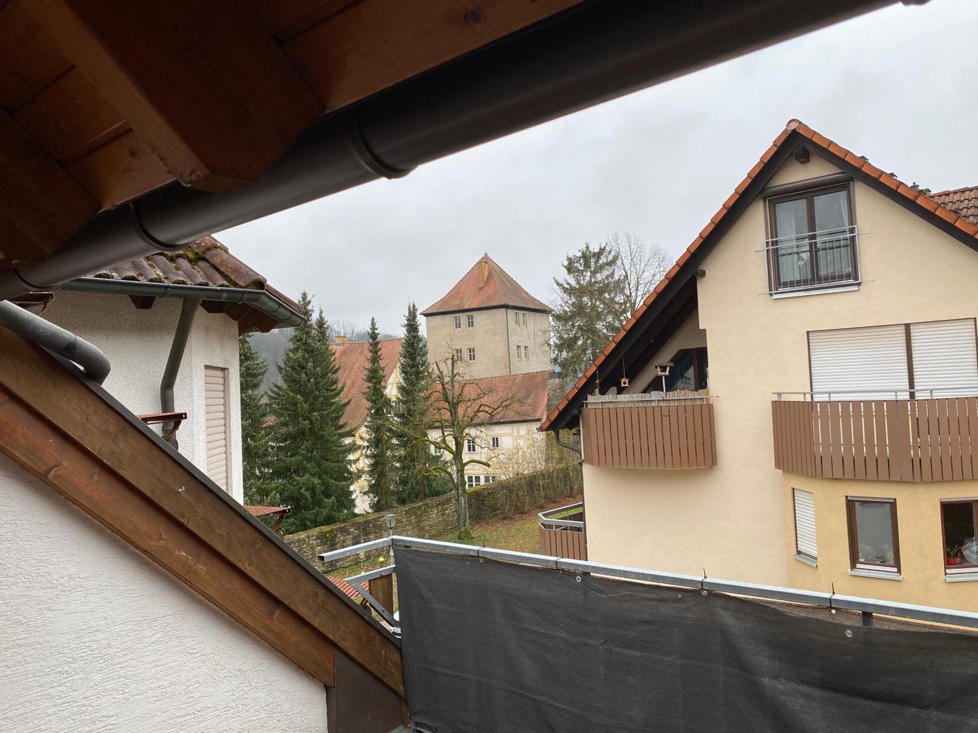 Appartement Am Kaibach - Kueche - Balkon - Bad Forchtenberg Bagian luar foto