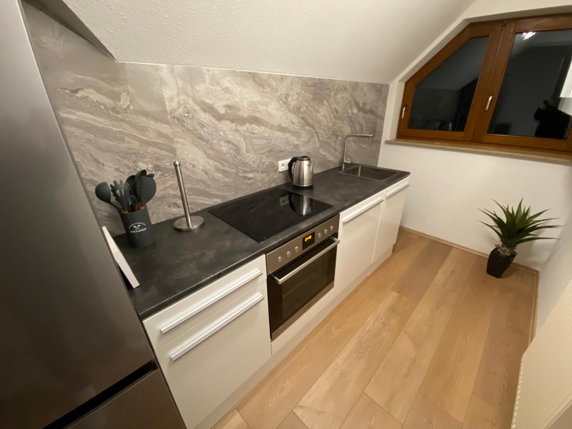 Appartement Am Kaibach - Kueche - Balkon - Bad Forchtenberg Bagian luar foto